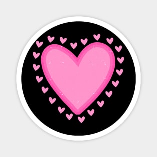 Funny Hearts Kids School Valentines Day Girls Boys Magnet